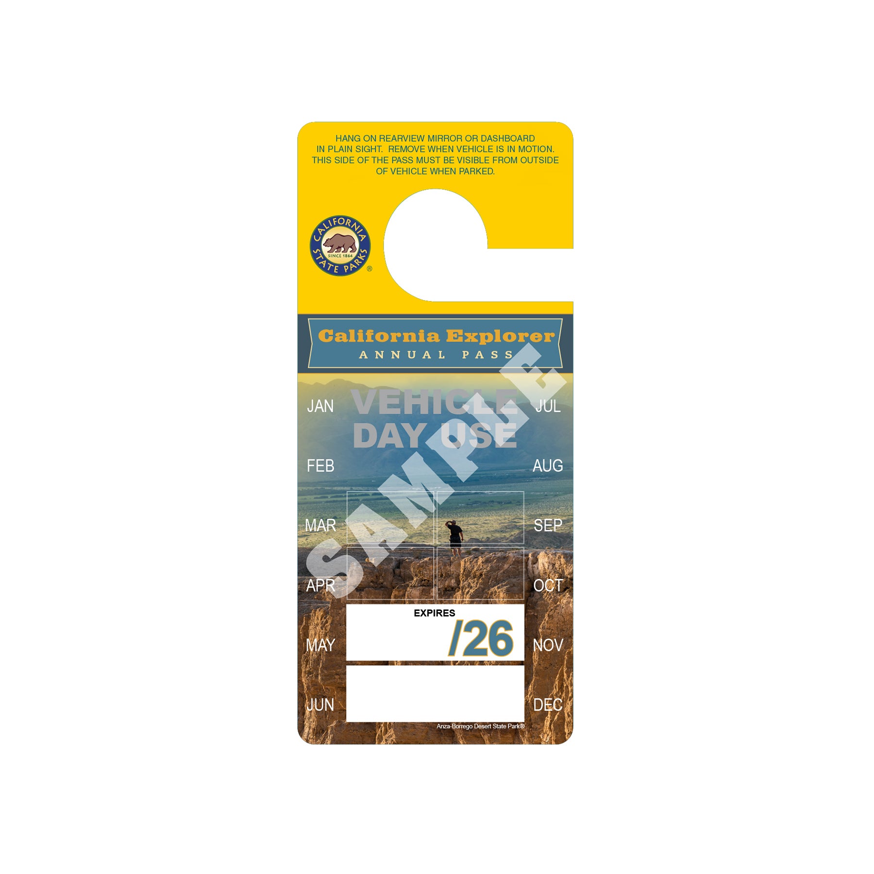 California Explorer Annual Day Use Pass