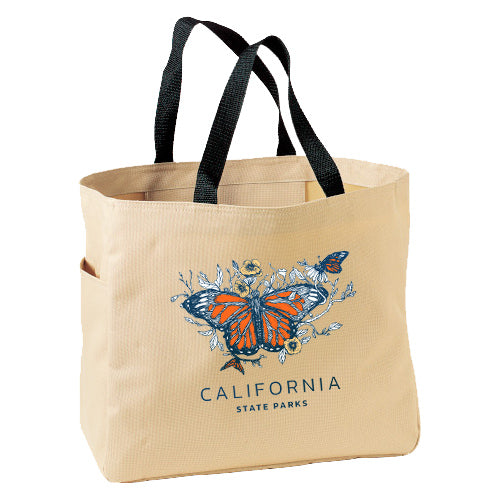 Monarch Canvas Tote Bag