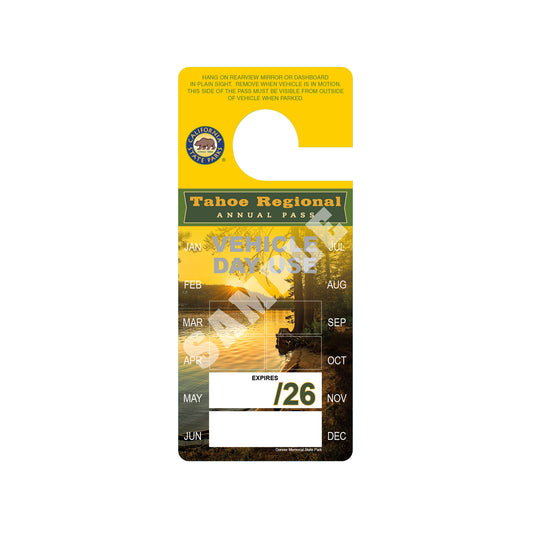 Tahoe Regional Vehicle Day Use Pass